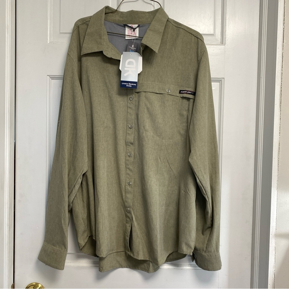 Little Donkey Andy Power Dry Long Sleeve Shirt Breathable Stretch Men's XL